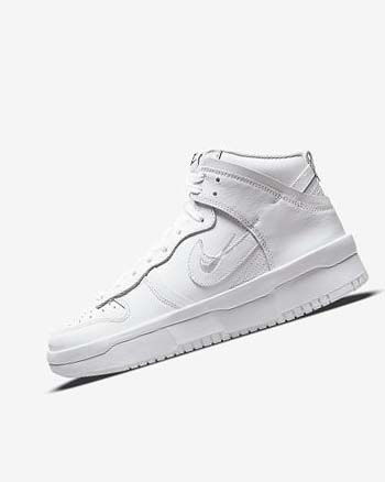 Nike Dunk High Up Blancos Negros Blancos | MX 2807